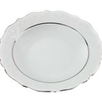 Porland Queen Platin 20 cm 6 Adet Çukur Tabak