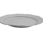 Porland Queen Platin 25 cm 6 Adet Düz Tabak