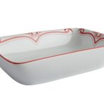 Porland Red Manoir Desen2 11 cm Salata Tabağı