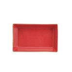 Porland Seasons 8x14 cm Kırmızı Kahvaltı ve Meze Tabağı