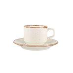 Porland Seasons Bej 190 cc Tabaklı Çay Fincanı
