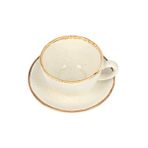 Porland Seasons Bej 370 cc Tabaklı Çay Fincanı