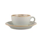 Porland Seasons Gri 250 cc 6 Adet Tabaklı Çay Fincanı