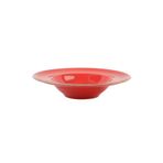 Porland Seasons Kırmızı 26 cm Porselen Çukur Tabak