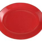 Porland Seasons Kırmızı 36 CM Kayık Tabak