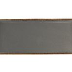 Porland Seasons Koyu Gri 16x35 cm Baton Pasta Tabağı