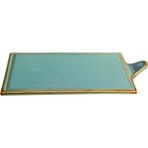 Porland Seasons Turkuaz 30x18 cm Porselen Peynir Tabağı