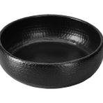 Porland Sia Siyah 31 cm Dekoratif Derin Kase