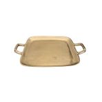Porland Sono 38x29x3.5 cm Altın Dekoratif Tepsi