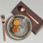 Porland Stoneware Iris 17 cm 4 Adet Düz Tabak