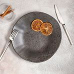 Porland Stoneware Ironstone 23 cm 4 Adet Düz Tabak