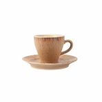 Porland Stoneware Nature Tabaklı 75 cc 12 Adet Kahve Fincanı