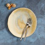Porland Stoneware Pearl 23 cm Düz Tabak
