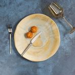 Porland Stoneware Pearl 29 cm 4 Adet Düz Tabak