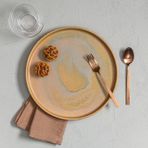Porland Stoneware Savanna 22 cm 4 Adet Düz Tabak