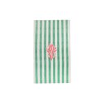 Porland Summer Coral 90x150 cm Yeşil Plaj Havlusu