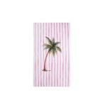 Porland Summer Palm 90x150 cm Pembe Plaj Havlusu