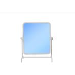 Porland Tallin Beyaz 20 cm Çift Taraflı Büyüteçli Ayna