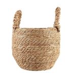 Porland Tony 22 cm Naturel Kulplu Sepet