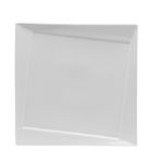 Porland Twist Beyaz 30x30 cm 6 Adet Düz Tabak