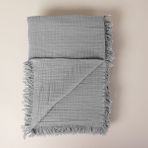 Porland Vanity Müslin 200x220 cm Gri Çift Kişilik Pike