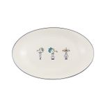 Porland Vaso Piccolo Desen10 27 cm 2 Adet Kayık Tabak