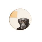 Porland Wild Life Monkey 10x10 cm 6 Adet Bardak Altlığı