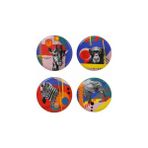 Porland Wild Life Porselen Servis Tabağı 28 cm Renkli Desenli 4 Parça Set