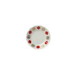 Porland Yonca Kırmızı 11 cm Çay Tabağı