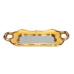 Porland Zoe 34x19x4 cm Hardal Tepsi