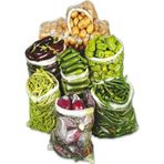 Porpora Shop Şeffaf Patates Çuvalı, Cam Sebze Çuvalı, 38Cm*65Cm, 15 Kg Ürün Taşır, 100 Adet