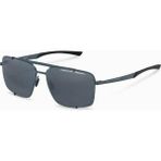 Porsche Design DE 8919 C 63-15 Erkek Güneş Gözlüğü – Mavi Titanyum Çerçeveli, UV400 Mat Cam