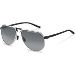 Porsche Design P8938 B 6414 Erkek Güneş Gözlüğü - Gümüş