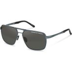 Porsche Design P8966 61D415 Erkek Güneş Gözlüğü - Gri