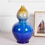 Porselen Çin Vazosu Renkli Antika Çiçek Vazosu Geleneksel Çin Vazosu Seramik Vazo Ev Dekoru Sanat Eseri Modern Seramik Vazo Oturma Odası Ofis-d H27cmxd14cm,B-H28cmxD1,B-H28cmxD17cm