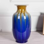 Porselen Çin Vazosu Renkli Antika Çiçek Vazosu Geleneksel Çin Vazosu Seramik Vazo Ev Dekoru Sanat Eseri Modern Seramik Vazo Oturma Odası Ofis için-d H27cmxd14cm,A-H30,A-H30cmxD14.5cm