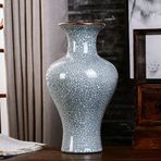 Porselen Dekoratif Vazolar Zarif Çiçek Düzenleme Vazo Antika Seramik Vazolar Lüks Çiçek Vazo Seramik Yaratıcı Ev Dekoru Düğün Oturma Odası, B-H30xl17cm,B-H30xl17cm