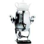 Porselen Demlikli Semaver Çay Makinesi