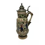 Porselen Kabartmali Alman Bira Bardagi 39Cm