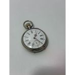 Porselen Kadran Gümüş Kurmalı Cep Saati 46Mm 2.El