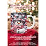 Porselen Kardan Adam Yeni Yıl Yılbaşı Noel Kupa Bardak ( Kabartma Değildir ) Kahve Marry Crismistmas