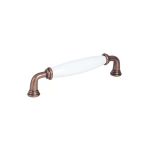 Porselen Kulp Dolap Çekmece Mobilya Mutfak Çocuk Kulbu Yakut 128Mm-Beyaz