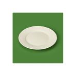 Porselen Liana Servis Tabağı - Krem - 25 Cm