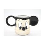 Porselen Mickey Mouse Kupa Bardak - Altın