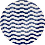 Porselen Panarea Pasta Tabağı - Mavi - 19 cm - Çok Renkli - TEK EBAT