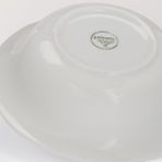 Porselen Salata Kasesi Çok Amaçlı Sunum Tabağı 23 cm Porselen Kase Beyaz