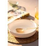 porselenden Modern Krem 20 Cm Küçük Boy Krem Porselen Bowl Salata Kasesi Sunum Servisi