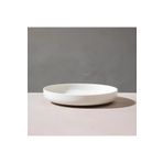 porselenden Modern Krem 24 Cm Büyük Boy Porselen Salata Kasesi Sunum Servis Tabağı