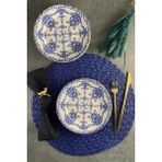 Porselenden Royal Queen Mat Altın Yaldızlı 6 Kişilik 19 Cm Porselen Retro Pasta Tabağı Servis Seti