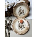 Porser Fulya Ella 22 cm 6 Kişilik 6 Parça Pasta Takımı